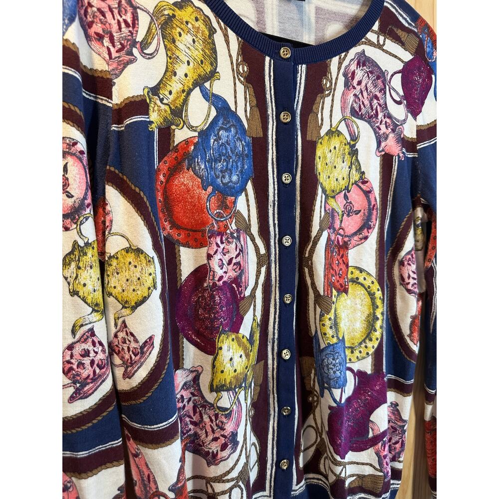 Talbots Women's Tea Party
Print Button-Front
Cardigan Sweater - Size M - Picture 7 of 10